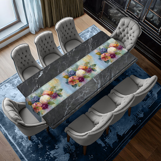 Vintage Bloom Table Runner by Wikus Schalkwyk