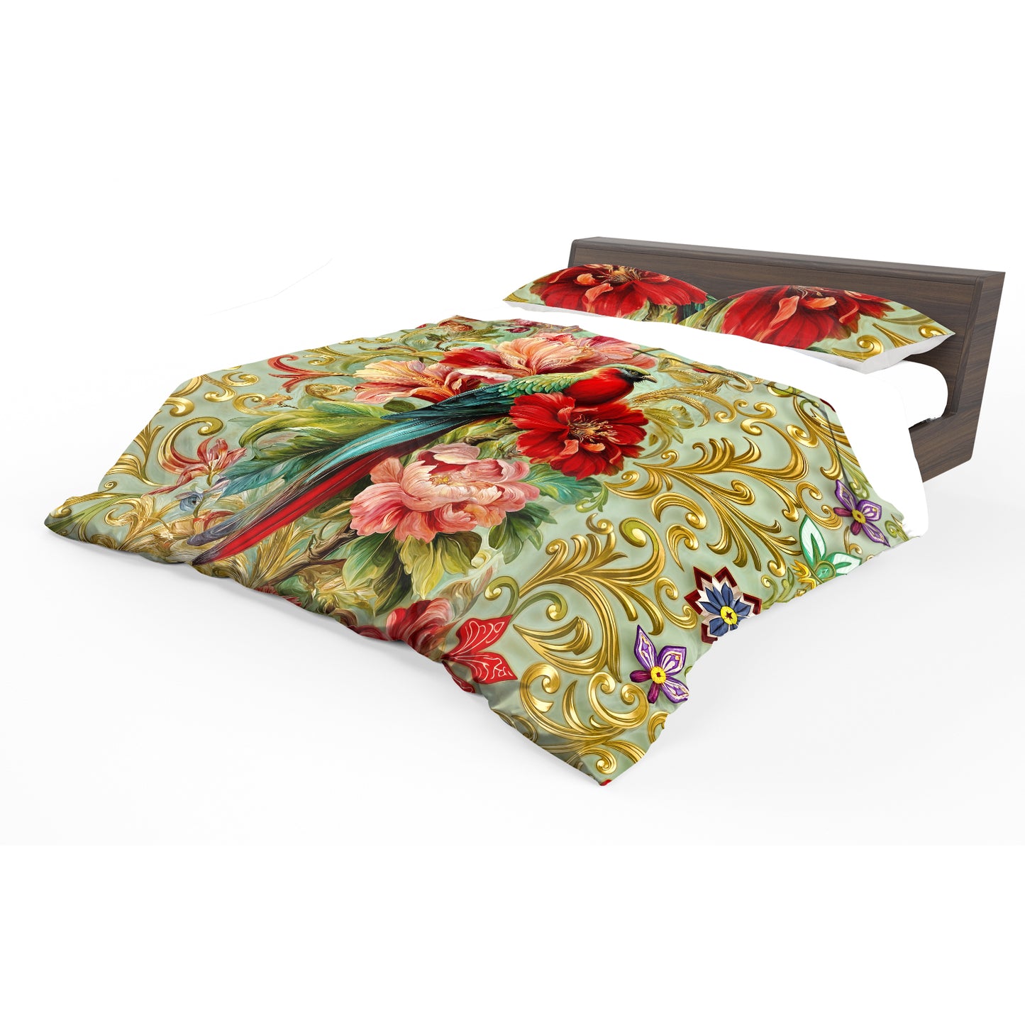 Vintage Blossoms & Birdsong Duvet Cover Set