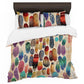 Vintage Bohemian Feathers Duvet Cover Set