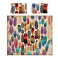 Vintage Bohemian Feathers Duvet Cover Set