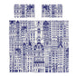 Vintage Buildings Duvet Cover Set