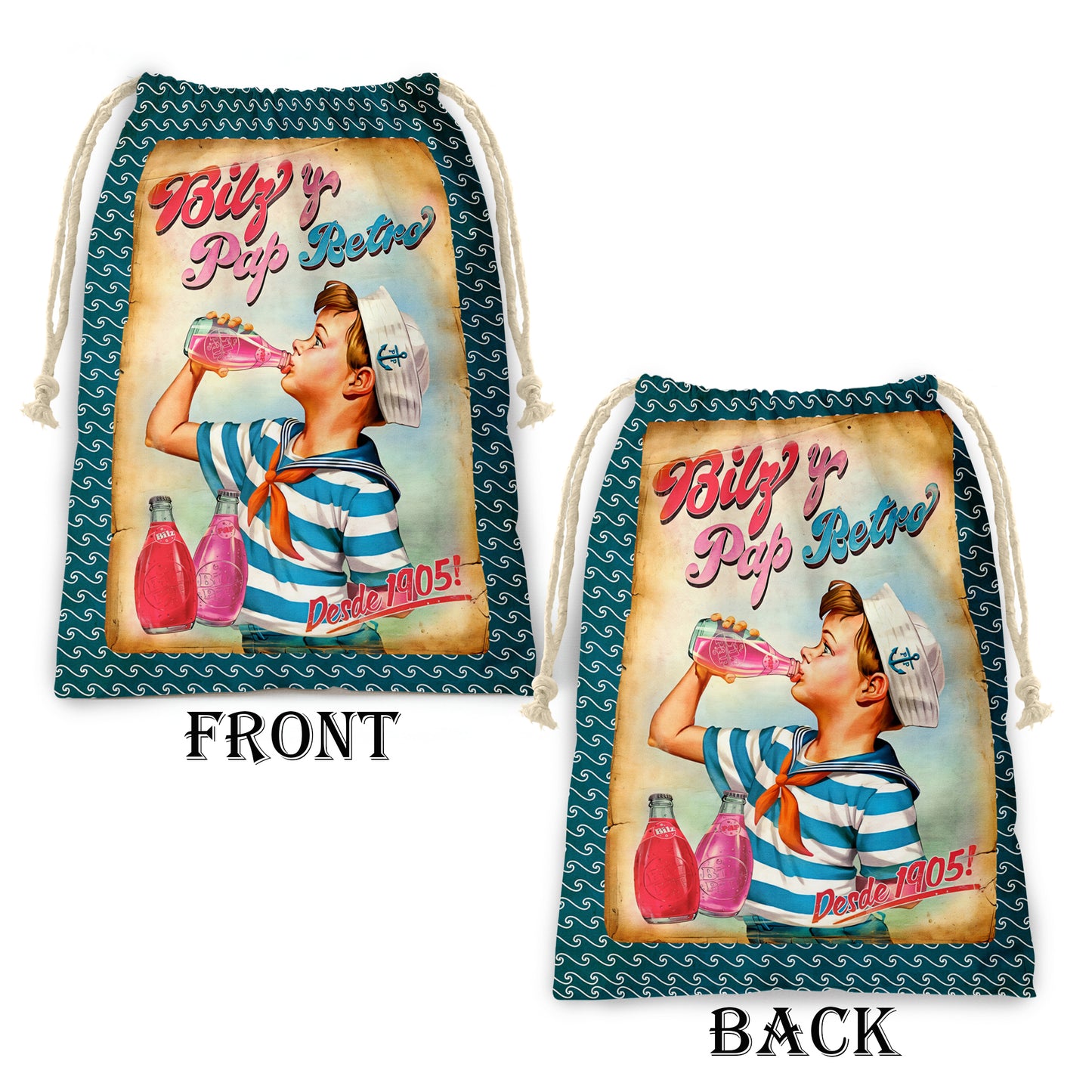 Vintage Cold-drink Gift Bag (Set of 2)