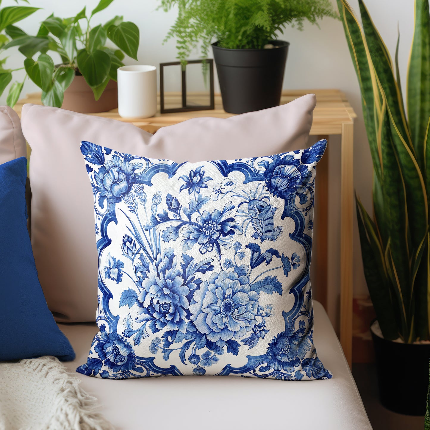 Vintage Delft Floral Luxury Scatter by Mark van Vuuren