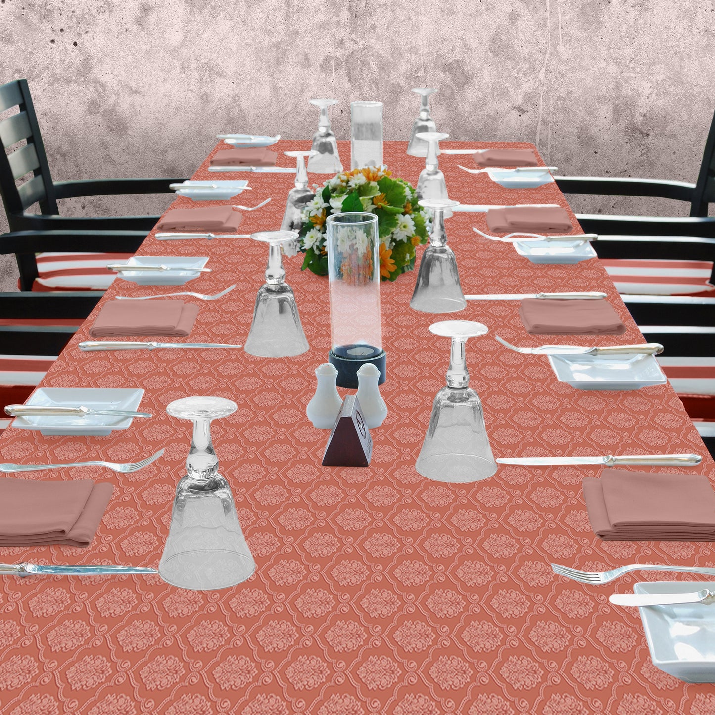 Vintage Elegance 3m Rectangle Tablecloth