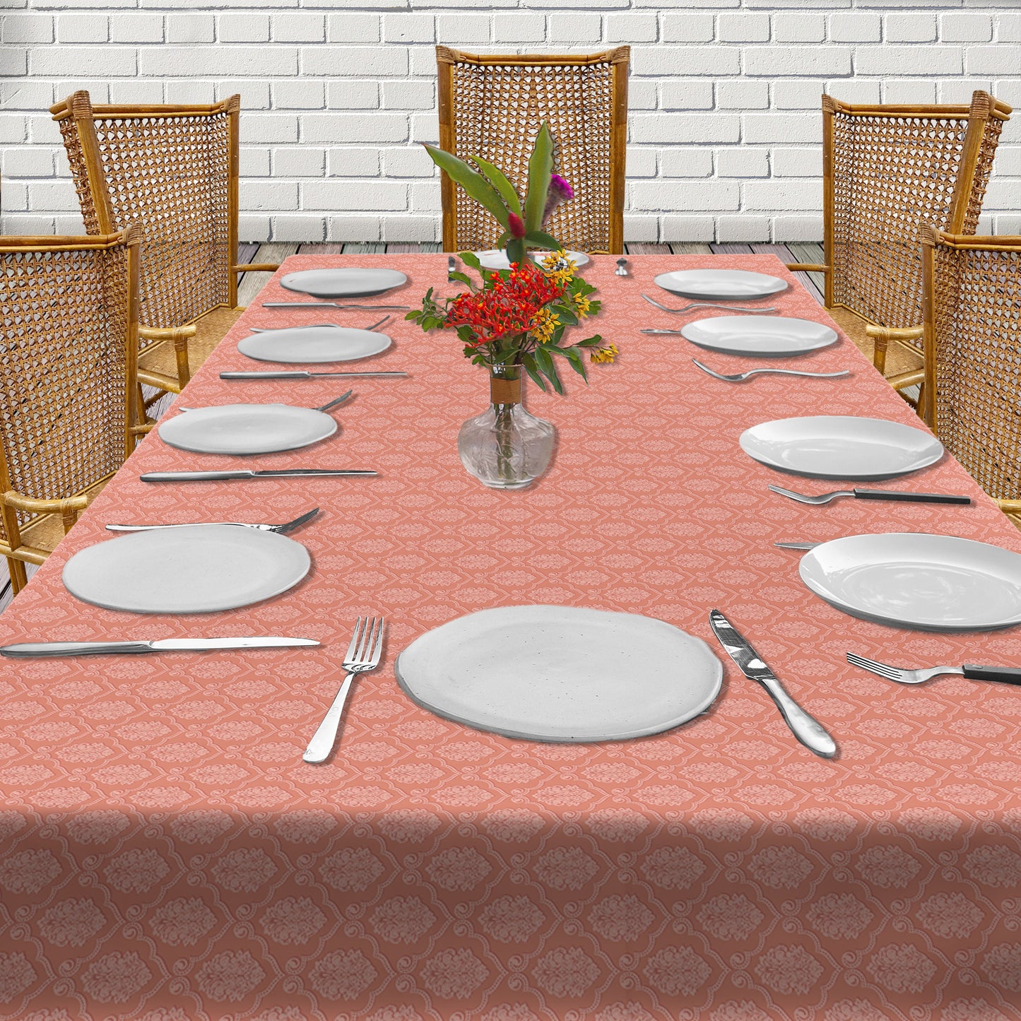Vintage Elegance 3m Rectangle Tablecloth