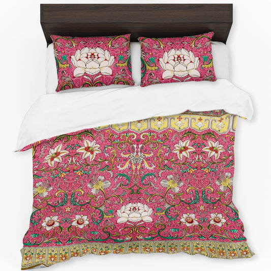 Vintage Floral Decoration Duvet Cover Set