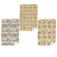 Vintage Floral Dish Cloth (Set of 3)