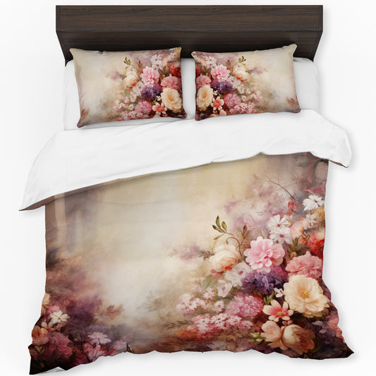 Vintage Floral Serenade Duvet Cover Set