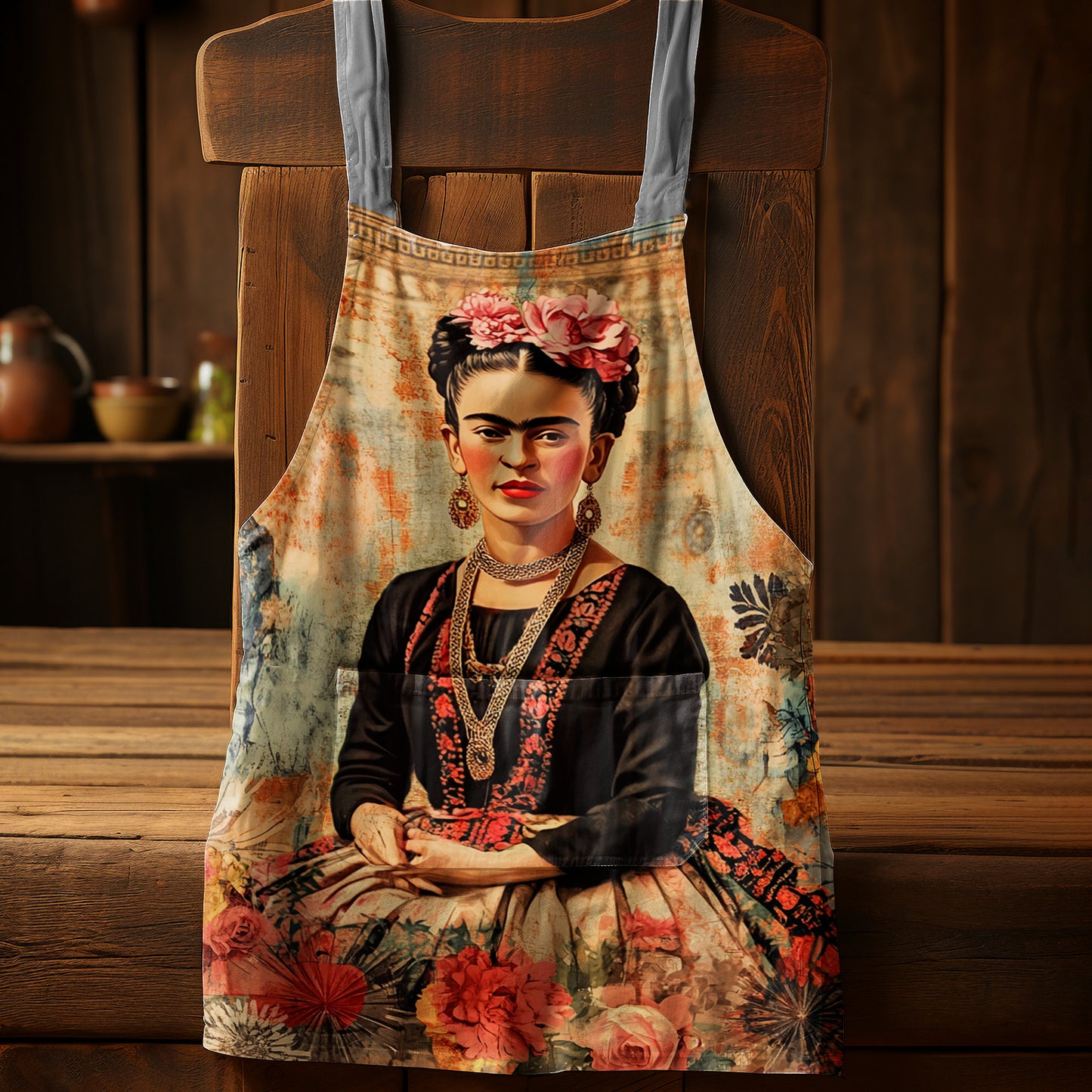 Vintage Frida Kahlo Apron by Mark van Vuuren