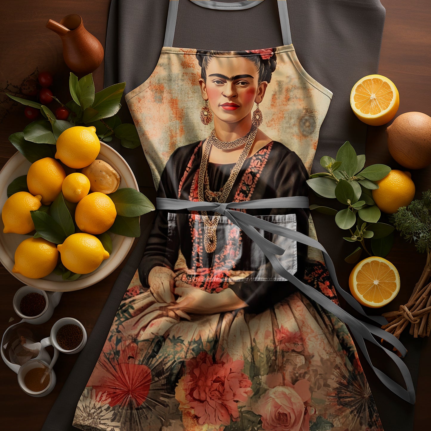 Vintage Frida Kahlo Apron by Mark van Vuuren