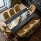 Vintage Golden Marble Table runner