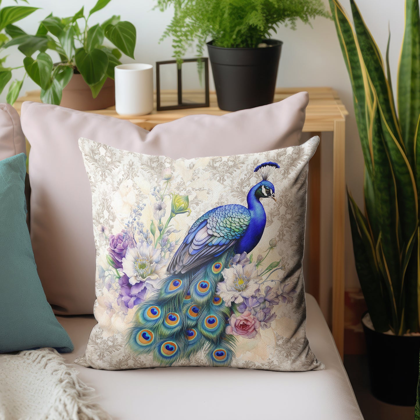 Vintage Peacock Luxury Scatter by Mark van Vuuren