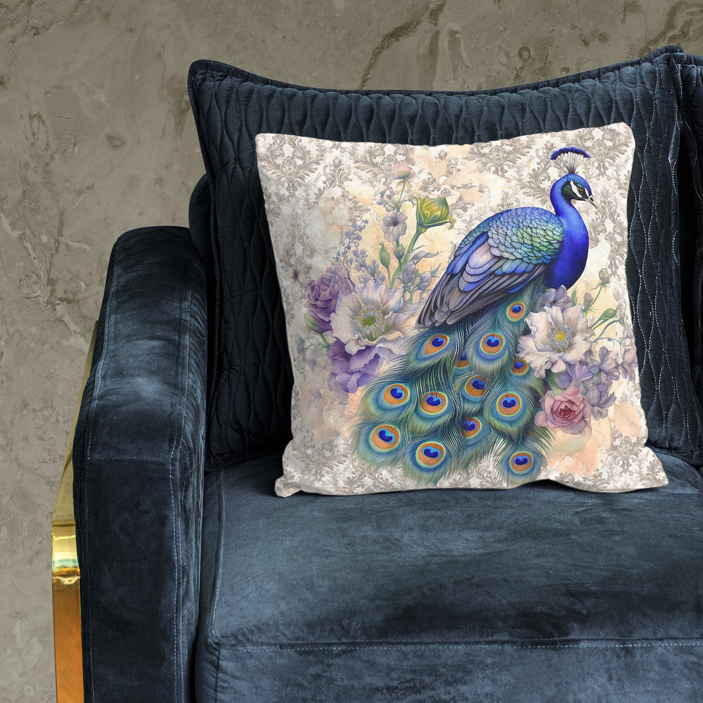 Vintage Peacock Luxury Scatter by Mark van Vuuren