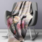 Vintage Peonies and Patina Light Weight Fleece