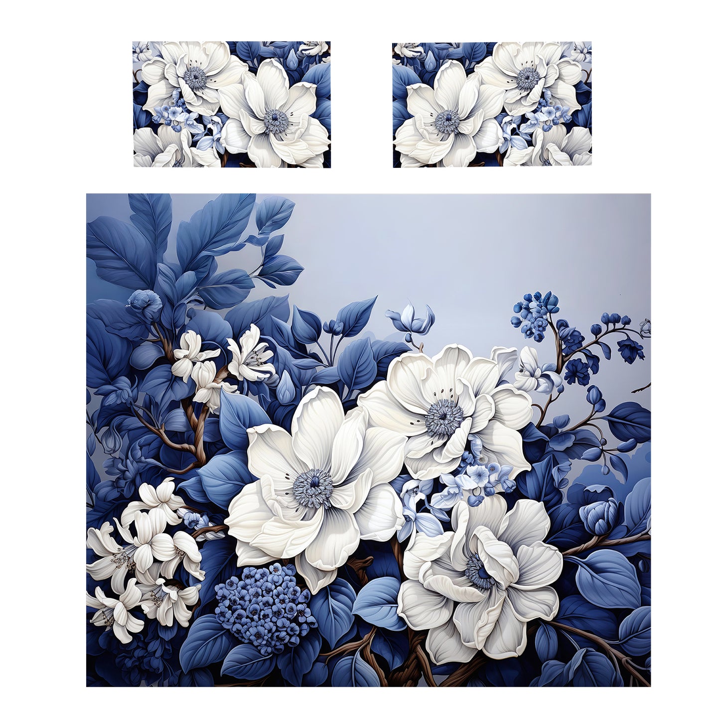 Vintage Peony Sonata Duvet Cover Set