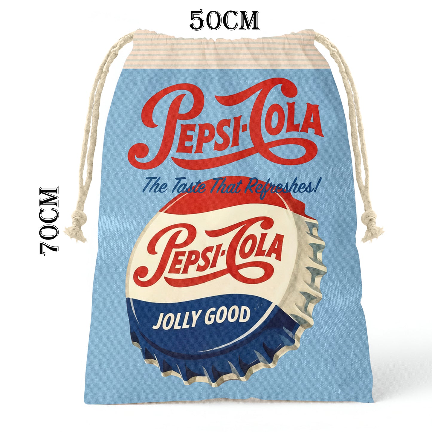 Vintage Pepsi-Cola Gift Sack