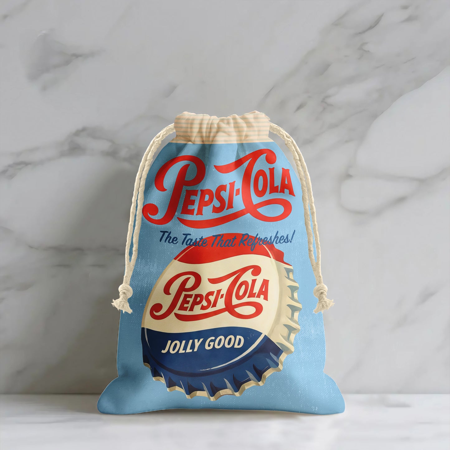 Vintage Pepsi-Cola Gift Sack