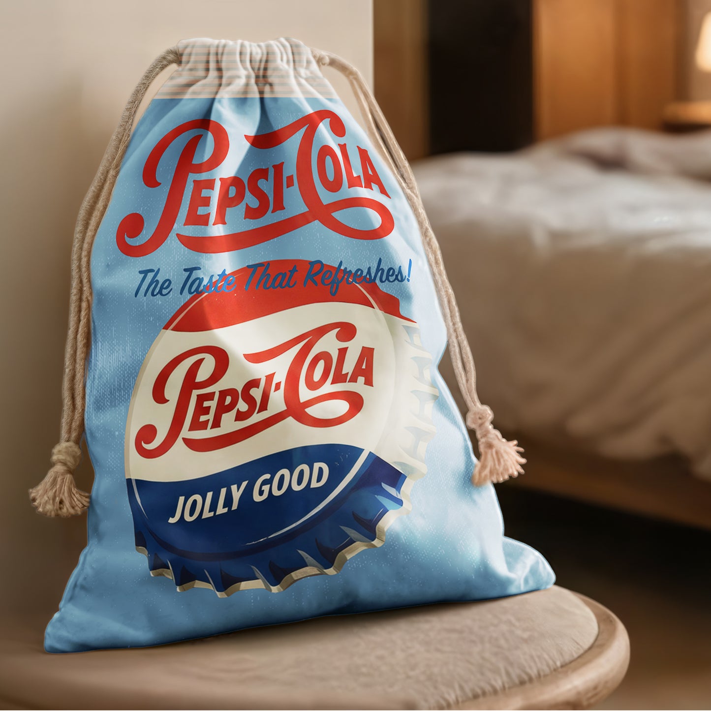 Vintage Pepsi-Cola Gift Sack