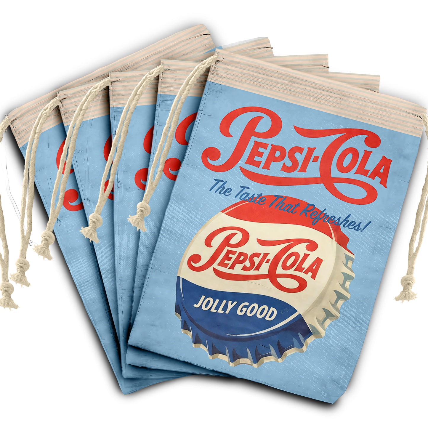 Vintage Pepsi-Cola Gift Sack