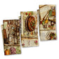Vintage Recipe Book Dish Cloth (Set of 3)