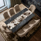 Vintage Sepia Flowers Table Runner by Mark van Vuuren