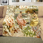 Vintage Teatime Light Weight Fleece Blanket