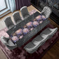 Vintage White Rose Table Runner