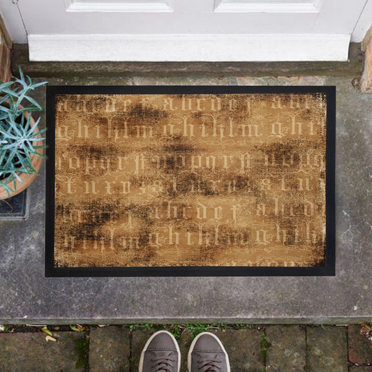 Vintage Words Door Mat