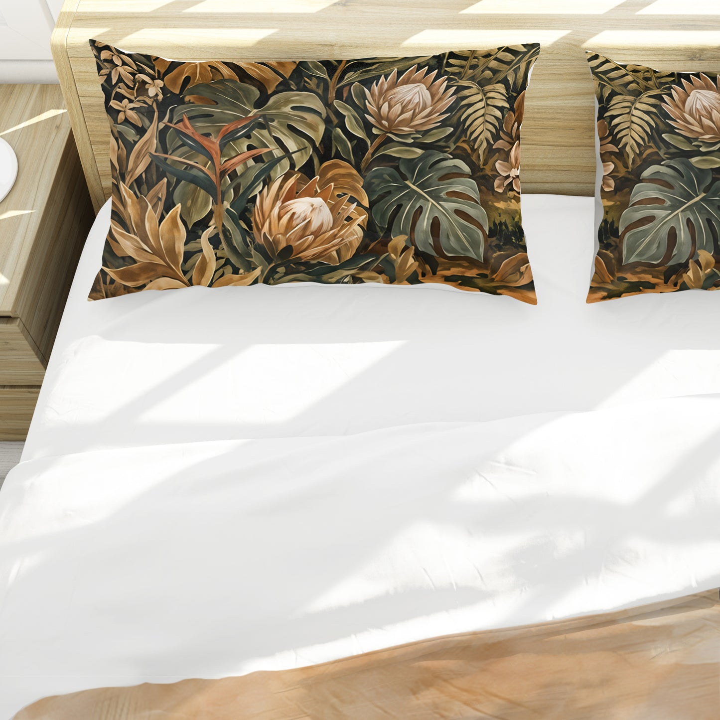 Vintage Zebra Sanctuary Duvet Cover Set