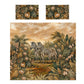 Vintage Zebra Sanctuary Duvet Cover Set