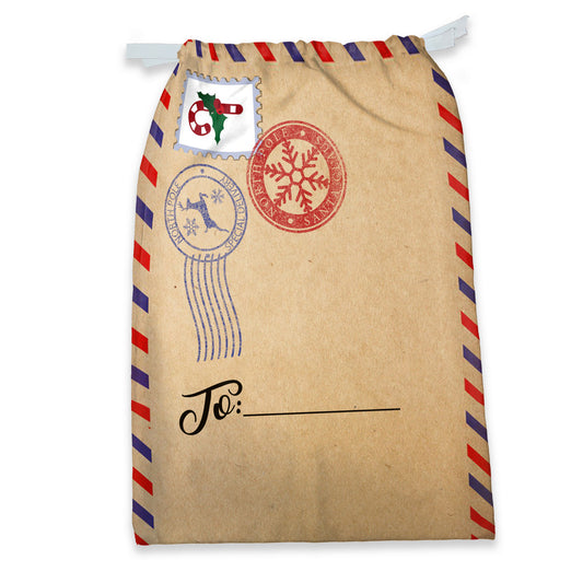 Vintage Letter Christmas Gift Sack