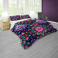 Violet Bloom Duvet Cover Set