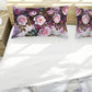 Violet Marble & Rose Duvet Cover Set