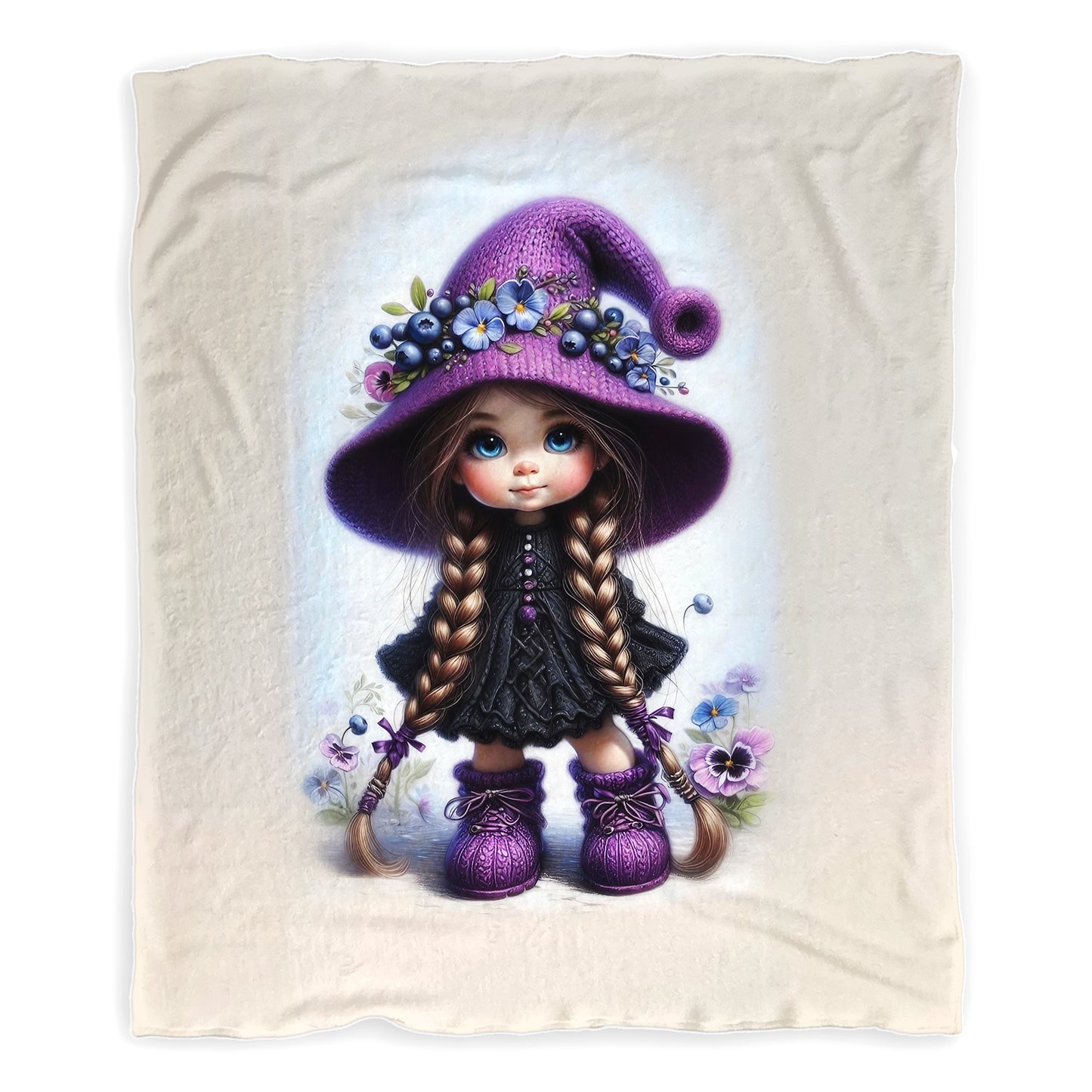 Violetta Toddler Fleece Blanket