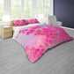 Vivid Pink Flower Fantasia Duvet Cover Set