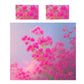 Vivid Pink Flower Fantasia Duvet Cover Set