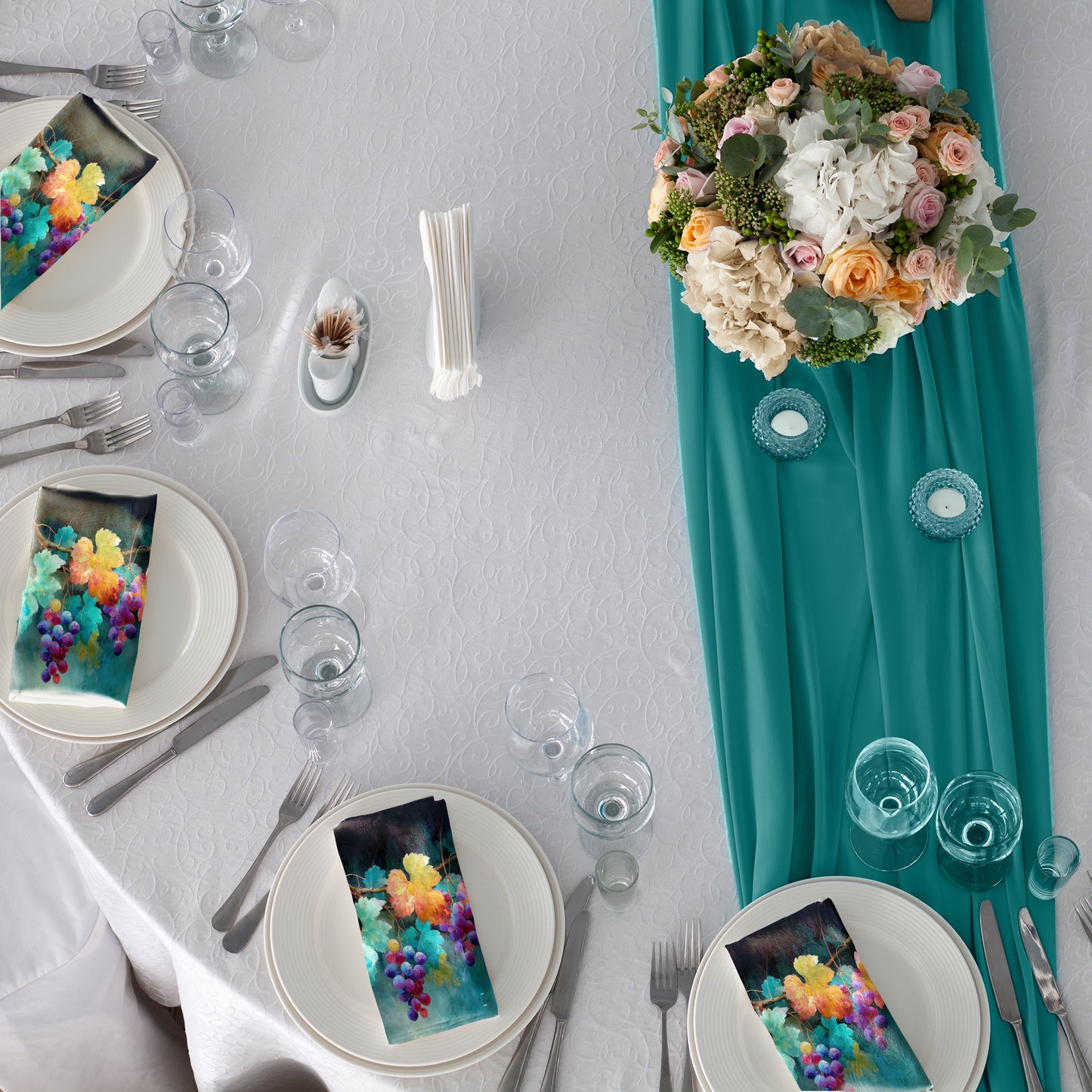 Vivid Vine Napkins by Wikus Schalkwyk