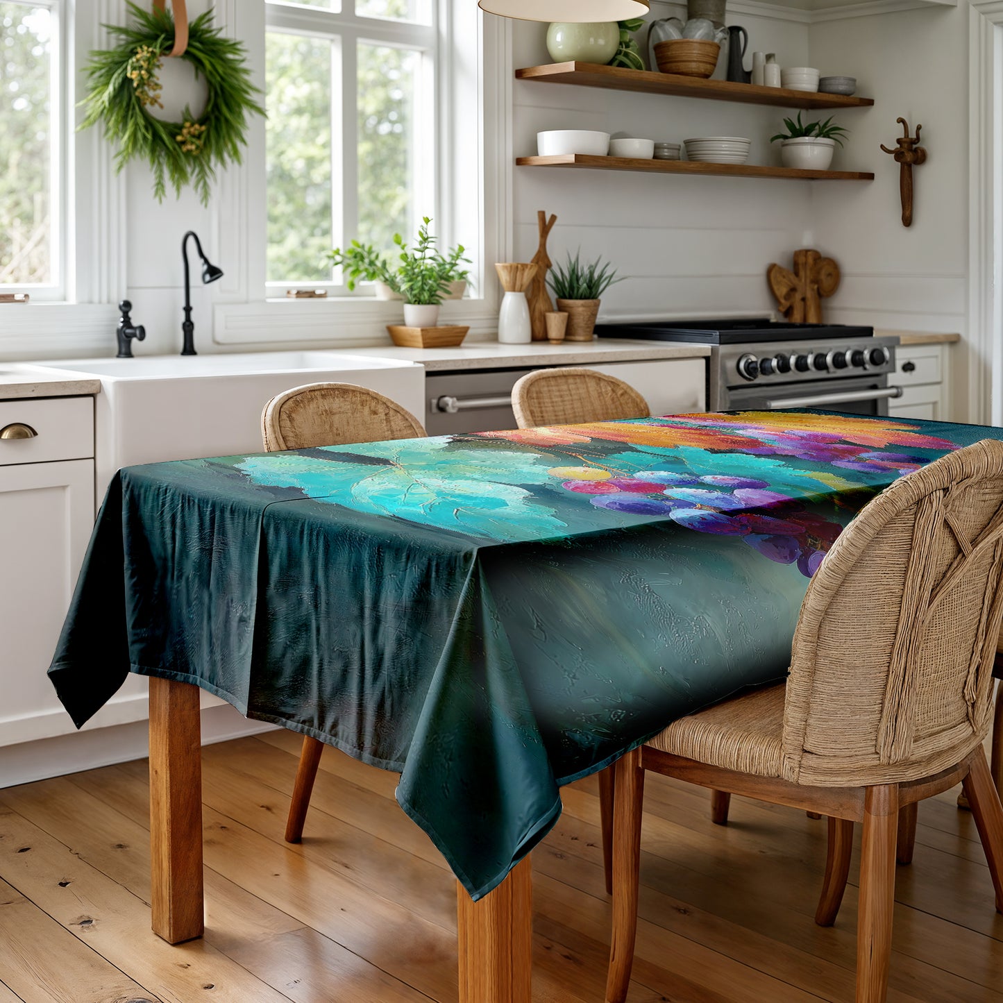 Vivid Vine Rectangle Tablecloth by Wikus Schalkwyk