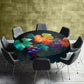 Vivid Vine Round Tablecloth by Wikus Schalkwyk