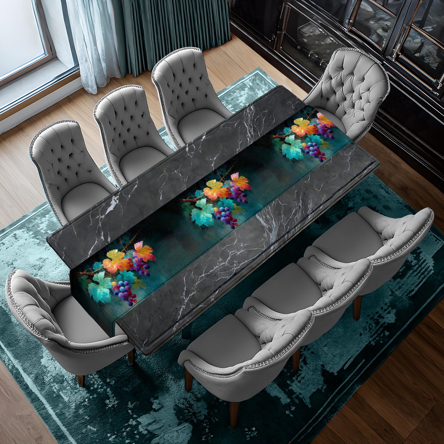 Vivid Vine Table Runner by Wikus Schalkwyk