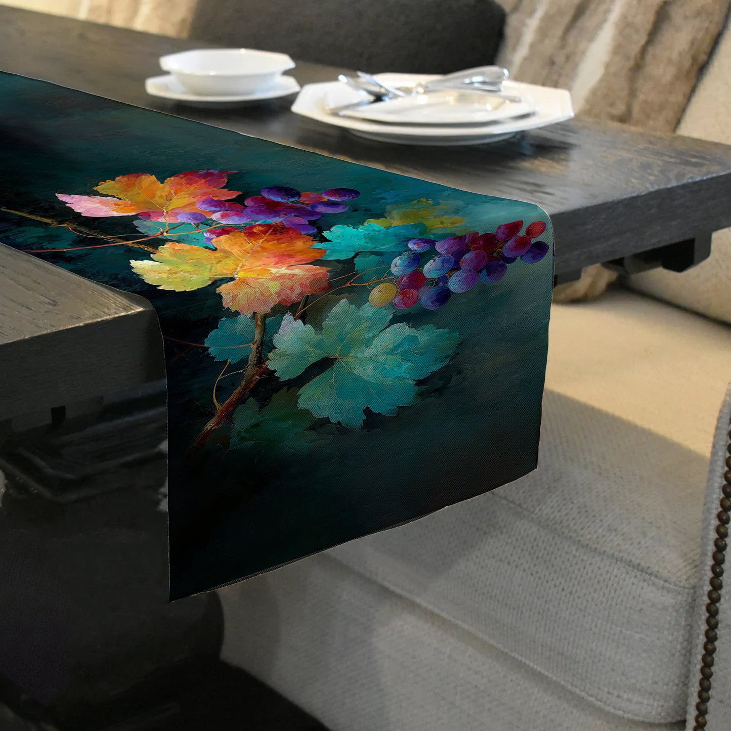 Vivid Vine Table Runner by Wikus Schalkwyk