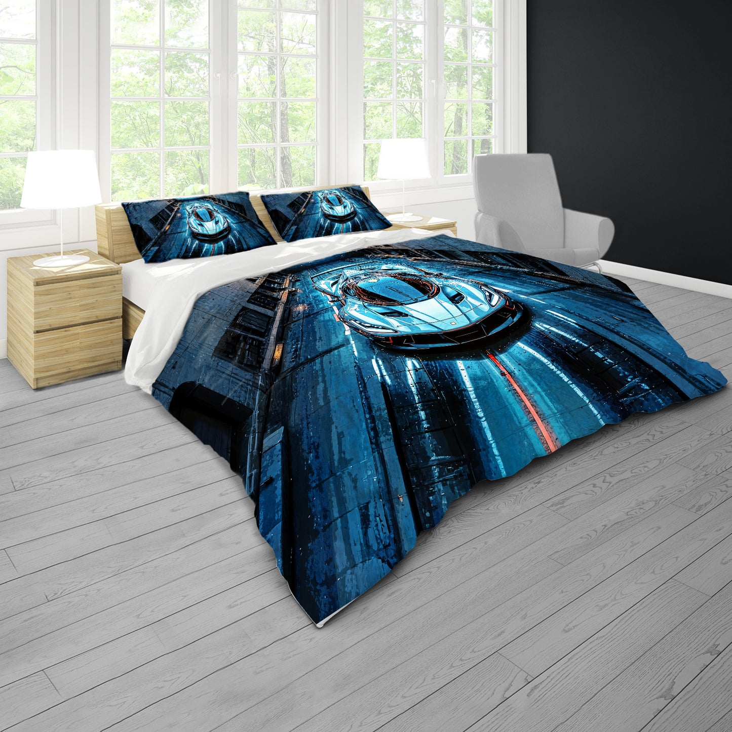 Vortex Drive Car Duvet Cover Set