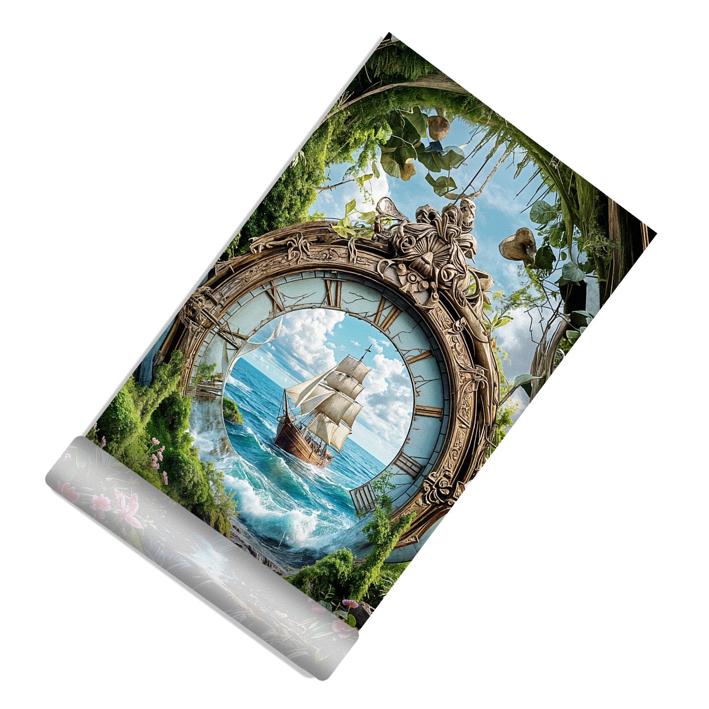 Voyage Beyond Door Decoupage