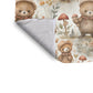 Walking and Talking Baby Fleece Blanket