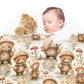 Walking and Talking Baby Fleece Blanket