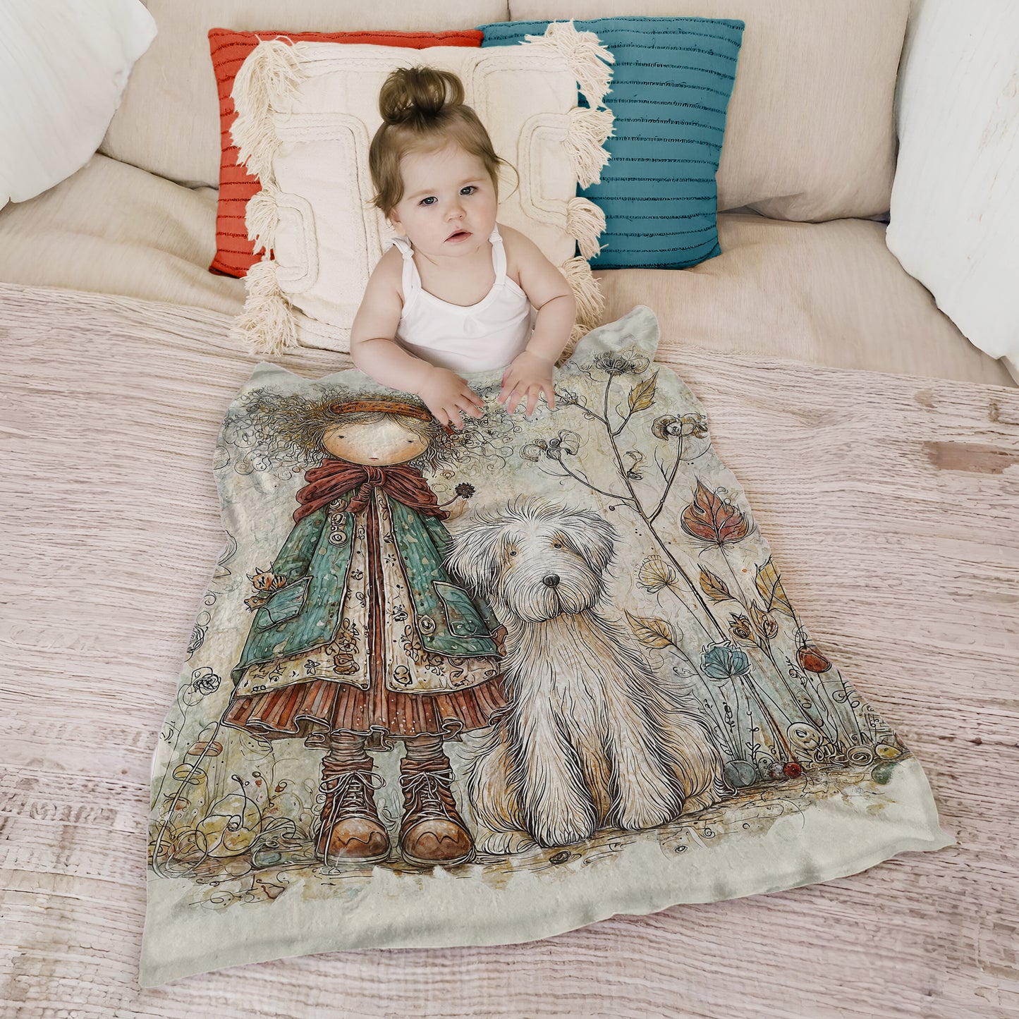 Walking Walter Toddler Fleece Blanket