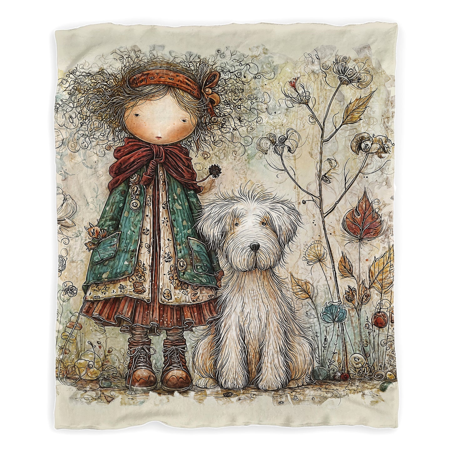 Walking Walter Toddler Fleece Blanket