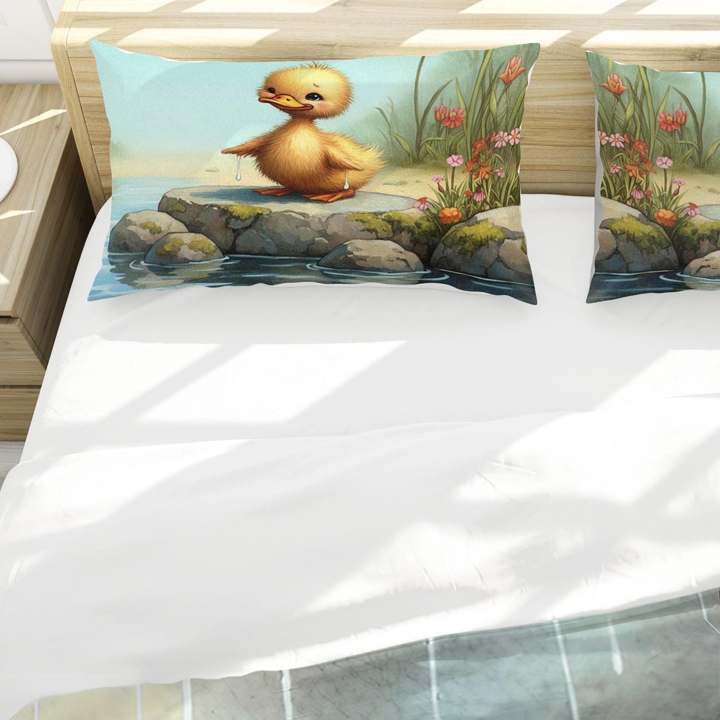 Walking in the Rain Kids Duvet Cover Set