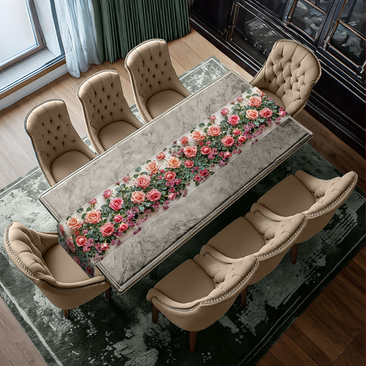 Wall of Roses Table Runner