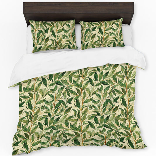 Warm Summer Leaves Duvet Cover Set